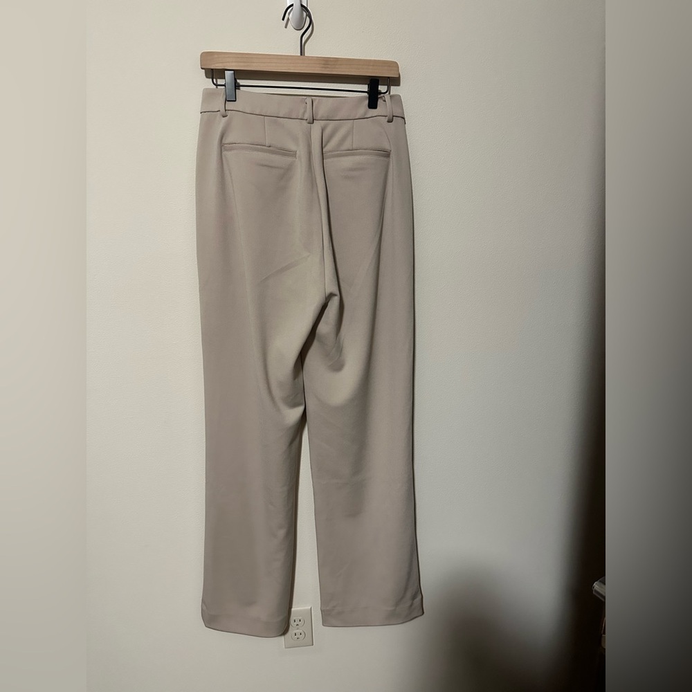 NWT Cuts essential pant trouser quartz beige wide leg high rise relaxed fit sz 8 - Picture 9 of 9